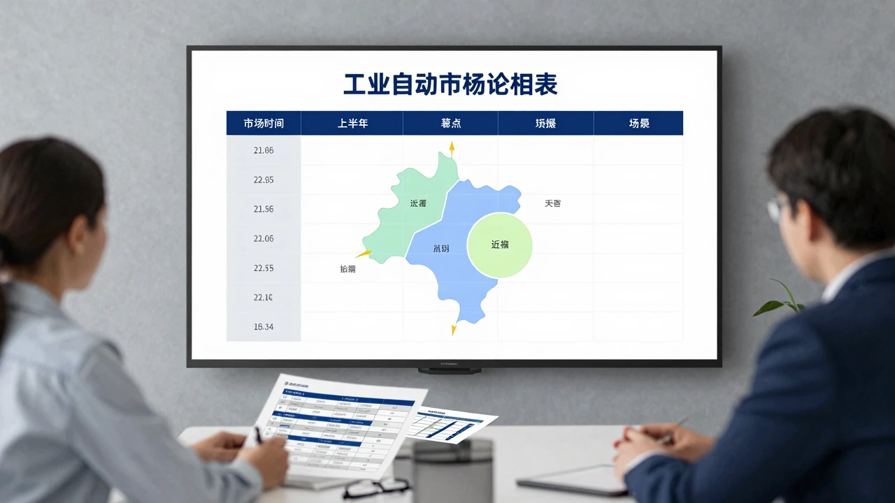 工业自动化企业团队进行展会排期与参展资源评估