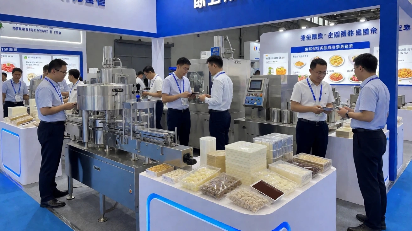 罐藏食品加工与包装设备展会场景